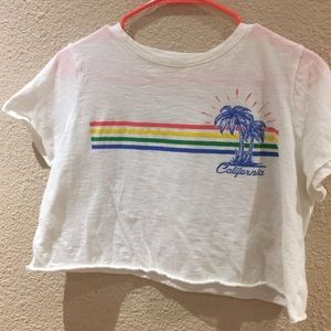 White California crop top